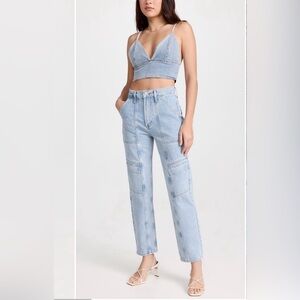 Agolde Light Blue Straight Leg Women's Jeans